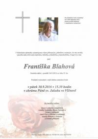 Františka Blahová