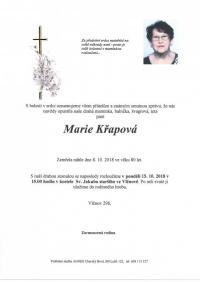 Marie Křapová