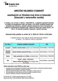 sčznam stanovišť k&nbsp;volbám indrive