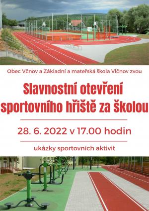 Slavnostní otevření hřiště