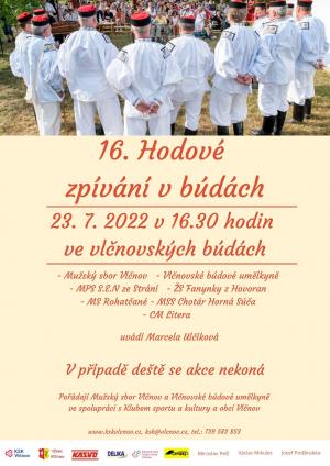 Hodové zpívání v búdách