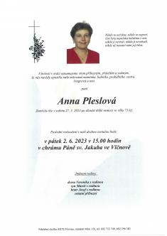 Anna Pleslová