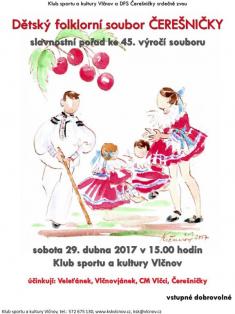 29.4.2017 - 45. výročí souboru Čerešničky